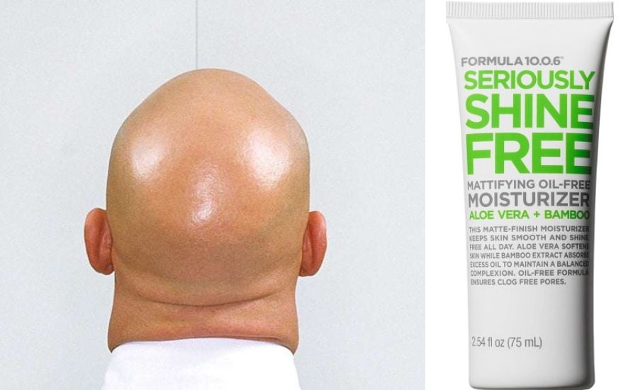 how to get a shiny bald head 4